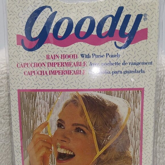 VTG Goody Rain Hood w Purse Pouch #00388 Large 1998 Weather Protection Rain Snow - Picture 1 of 7